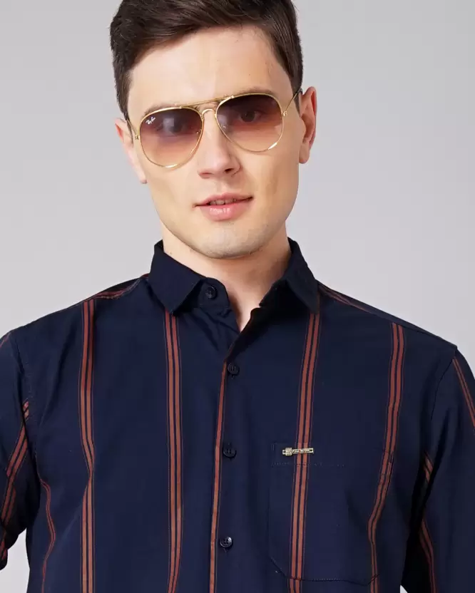 Over Size Shirt Men Light Blue Shirt