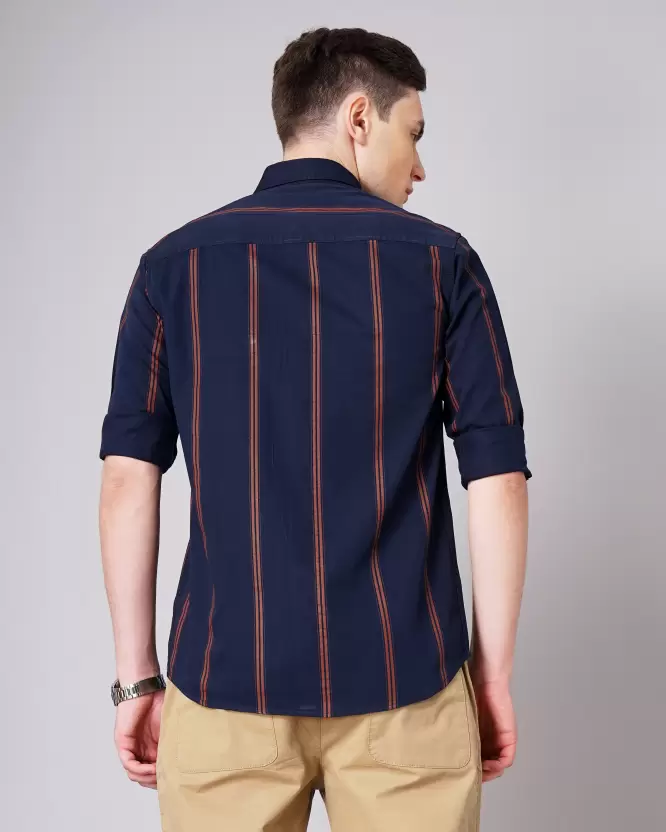 Over Size Shirt Men Light Blue Shirt - Image 3