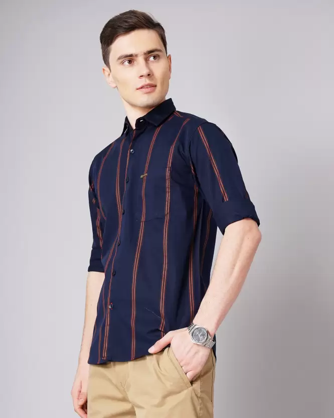 Over Size Shirt Men Light Blue Shirt - Image 2